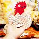 Baby Birthday Decoration 74 Pcs Dinosaur Eggs Baby Shower Guest Book Alternatives Baptism Baby Shower Decorations Keepsake (Red-Dinosaur)