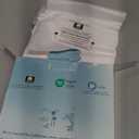 CALIFORNIA DESIGN DEN Soft & Silky 500 Thread Count 100% Cotton is Cool & Smooth, 2 White Standard Pillow Cases Fits Standard & Queen Pillows (Damask Stripe - Pure White)