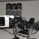 VTech 3-Handset Cordless Phone with Answering Machine, with Large Display and Big Buttons Caller ID, Full-Duplex Speakerphone, Last 10 Number Redial, Easy to use VG232-3