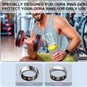 5 x Elastic Ring Cover for Oura Ring Gen3, Silicone Protective Cover for Oura Ring Working Out, Ring Case Compatible with Oura Ring Gen3 Size 6 7 8 9 10 11 12 13(6 Pcs)