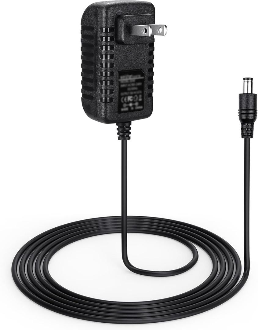 30W Power Cord Adapter Replacement for Echo Show 8 3rd Gen., Show 10 3rd Gen., Show 15, Show 21, Echo 3rd/4th Gen. - Black Wall Charger Cable, 5ft
