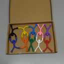 10Pcs Magnetic Travel Toys, Magnets Men for Kids, Cute Magnetic People Airplane Car Toddler Travel Essential, Fridge Magnets Sensory Fidget Toys for Adults Kids