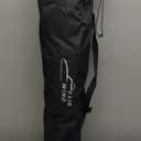 FAIR WIND Oversized Fully Padded Camping Chair for Heavy People with Lumbar Support, Heavy Duty Quad Fold Chair with Cooler Bag, Support 450 LBS, Black (Single Pack)