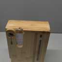 Vdamu Phone Docking Station for Men - Desk or Nightstand Organizer with Drawer - Birthday Gifts for Husband, Dad, Boyfriend, Him - Wooden Charging Station for Phone Watch Key Holder Wallet (Wood)