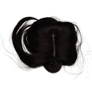 Women's Hair Topper, Dark Brown Side Bangs, Model:HT09-02