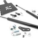 Rough Country Hydraulic Hood Assist for 1997-2006 Jeep Wrangler TJ - 1151,Black