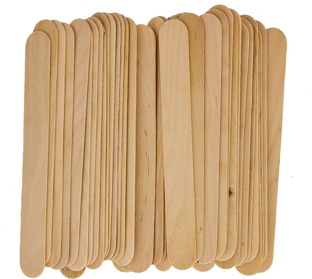 TCP Global Wood Paint Mixing Sticks - 50 Pack - Automotive, Crafts, Airbrush, Art