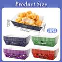 jeowicti 24 Pcs 2026 Graduation Party Supplies Favors Paper Food Trays 2026 Graduation Decorations Grad Table Decor Food Boats Snack Paper Trays Serving Tray Snack Bowl Grad Party Decorations