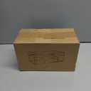 FRETONBA 2 Pack Cable Organizer Box with Lid, Clear charging cord organizer box with 4 Compartments & 20 Wire Ties, Charger Cord Storage for Desk Drawer, Home Office Organization Accessories