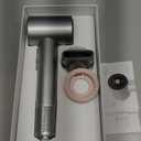 Tideway Hair Dryer Professional High-Speed Ionic Blow Dryer 110,000 RPM, Compact Hair Dryer with Magnetic Diffuser, Fast Drying with Brushless Motor Low Noise Smart Temperature Control-H11 (White)