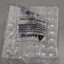 Fridge Magnets - 42 Pack Strong Refrigerator Magnets, Heavy Duty Small Magnets for Whiteboard, Locker, Crafts, Office, Classroom Use - Clear Decorative Cute Round Mini Magnet for Fridge (White)