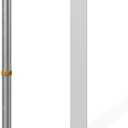 3.5ft Tall (1 Post) Fence Finishing Post for WamBam All American No Dig White Picket Fence, Easy Install Outdoor Fence for Backyard or Patio, Outdoor Fencing, No Dig Fence Panels, ZP19046