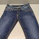 Silver Jeans Co. Women's Suki Mid Rise Curvy Fit Slim Bootcut Jeans (28W x 30L, Indigo)