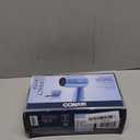 Conair Travel Hair Dryer with Dual Voltage, 1600W Compact Blow Dryer with Folding Handle, Blue