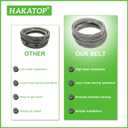 M126009 Lawn Mower Belt for LT155 LT165 Lawn Mower Belt M45254 1/2 x 86 inch