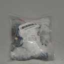 Biaungdo 12 Pcs Light Blue Vintage Round Ceramic Cabinet Knobs and Pulls for Drawer, Cupboard, Closet Door