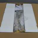 Sucolite 33.5'' 8-Light Chandelier for Dining Room Kitchen Island, Modern Farmhouse Pendant Lighting with Glass Shades Industrial Gold Hanging Ceiling Light Fixture for Living Room, Height Adjustable