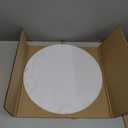 PATIKIL 15.5" Diameter Lampshade Diffuser, 2 Pcs 1.7mm Thick Round Diffuser Sheet for Drum Lampshades, Pendants Light, DIY Light Shield, Translucent White