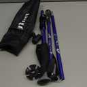 Aluminum Collapsible Ultralight Travel Trekking Hiking Pole for Men and Women (1 PC(1 Pole), P1_Blue)