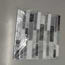 Art3d 12"x12" Peel and Stick Backsplash Tile for Kitchen, Marble Grey (6-Sheet)