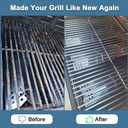 Grill Replacement Parts for Kitchenaid 740-0781 720-0856V 720-0856, 4 Pieces Solid Stainless Steel Grill Grates for Kitchenaid 740-0781 4-Burner Grill