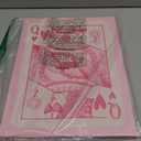 Retro Pink Preppy Girls Room Decor Trendy Funky Canvas Wall Art Aesthetic Poster Modern Cute Girly Paintings Wall Decor Artwork Print for Home Bedroom College Apartment Living Room 11.4x15in Framed (Pink Poker Q)