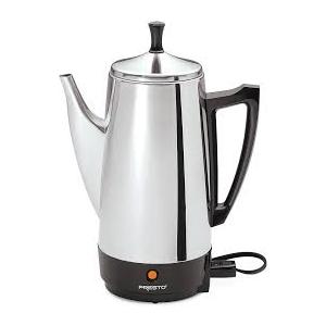 Presto 02811 Stainless Steel Electric Coffee Percolator  12Cups, EasyPour Spout, StayCool Handle, Make 212 Cups
