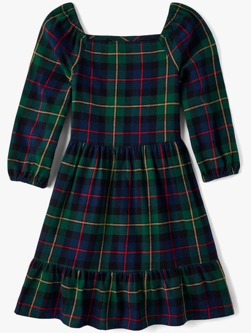 The Children's Place girls Long Sleeve Casual Dresses, XL