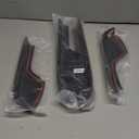 Fits Honda Civic 2016-2020 Interior Carbon Fiber Door Armrest Panels Frame Cover