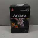 Astercook Knife Set, 15 Pieces Kitchen knives Set with Built-in Sharpener, High Carbon German Stainless Steel Chef Knife Block Sets, Sharp & Rust Resistant Dishwasher Safe, Black