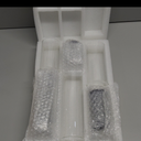 Shihanee Set of 3 Pillar Candles and 3 Glass Cylinder Candle Vases Holders Clear Pillar Jars for Wedding Centerpieces(2.6'' X 4.7'', 5.9'', 7.9'',Black)