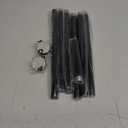 Shower Curtain Rod, 1" Diameter Heavy Duty Tension Shower Rod, Non Slip Adjustable 28-102 inch No Drilling Shower Curtain Rods Spring Tension For Bathroom, Shower Stall, No Rust, Black