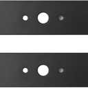 OCPTY Mulching Blades 42 '' Deck Mower Blades for Cub Cadet LT1042 LT2180 blades, for MTD for Cub Cadet 742-04101, 742-3033, 759-04081, 759-3830, CC-742-3033, for cub cadet 42 inch mower blades 2Pack