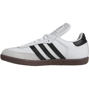 adidas Men's Samba Classic Indoor Soccer Shoe (7, White/Black/White)