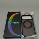 TORRAS Upgraded 360 Magnetic Stand for iPhone 17 Pro Max Case with Camera Control Button, Fit for MagSafe with Ring, Mil-Grade Protection, Translucent Slim for iPhone 17 ProMax Case Ostand, Black