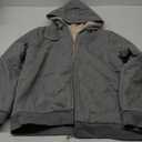 Women's Jacket Hoodie Sherpa Fleece Lined Fall Winter Spring Warm Zip Up Outfits Sweater Clothes Clothing Sweatshirt Dark Grey Marl X-Large