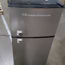 Frigidaire, 2 Door Apartment Size Refrigerator/ Freezer Combo, 7.5 cu ft, Platinum Series, Stainless, 23" D x 21.5" W x 55.5" H
