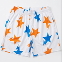 BOOMLEMON Mens Mesh Graphic Print Shorts Casual Workout Cool Shorts Gym Basketball Running Short Pants, XL