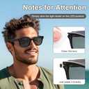 28PCS LED Light Blocking Stickers Compatible with Ray Ban Meta Wayfarer/Skyler/Oakley Meta HSTN Smart Glasses Accessories, Low-Tack Restickable Blackout Light Covers Sticker (28)