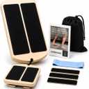 Ankle Balance Board System | Foot & Ankle Strengthener with 120-Page PT Guide, Resistance Band & Bag | Plantar Fasciitis Relief & Achilles Recovery Tool
