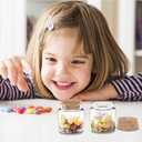 24 Pack 1.7 Oz Glass Bottles with Cork Stoppers,50 ML Mini Small Glass Bottles for Wedding Favors,Crafts Home Decorations,Party Favors