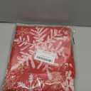 XCHI Winter Red Snowflakes Tablecloth Rectangle Christmas Table Cloth Washable Table Covers for Indoor Dining Home Party Xmas Decorations 60x84 Inch