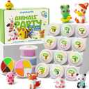 Air Dry Clay for Kids,12 Animals Theme Party Foam Clay,Ultra Light Modeling Clay Kit, DIY Art and Home Party Favors for Boys & Girls (Animal)