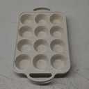 2Pack Silicone Muffin Pan for Baking with Metal Reinforced Frame, 12 Cup Regular Size Cupcake Pan, BPA Free Silicone Muffin Tray, Cupcake Baking Pan Molds for Oven Dishwasher Safe