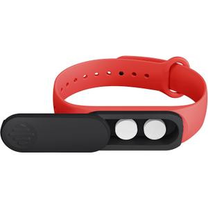 Pill Bracelet – Small Pill Case Portable Emergency Pill Container with Adjustable Strap, 360° Quick-Open Lid & Travel-Friendly Design (Ideal for Daily/Travel Use)​ (Red)
