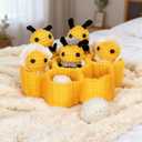 PADONISE Crochet Kit for Beginners, Bee Knitting Set, Crafts for Adults Kids Teen, Beginner Crochet Kit with Step-by-Step Video Tutorials, Valentine Gift for Girls 8-12 Women Mom