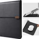 Nillkin Laptop Sleeve for MacBook Air M4(2025)/Pro 13/MacBook Air 13 inch, MacBook Air Sleeve with Laptop Stand and Mouse Pad, Case Bag for 13-14 inch MacBook, ASUS, Dell, HP, Black
