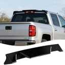 STSEV01 Rear Spoiler Cab Roof Wing Fit for Chevy Silverado 1500 2500 GMC Sierra 1500 2014-2018 Accessories LT/ LTZ/ Custom/ Work Truck/ High Country (Crew Cab or Extended Cab Only), Add-on Top Wing Lip