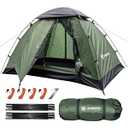 Backpacking Tent for Camping 2 Person Hiking Ultralight Tent for Waterproof Windproof Outdoor Two Doors Tents Easy Quick Setup Lightweight Instant Tents（2 Person）