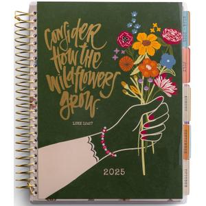 KatyGirl - Consider How the Wildflowers Grow - 2024-2025 18-Month Agenda Planner (July 2024 - December 2025)